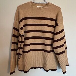 NWT 4th & Reckless striped knit sweater